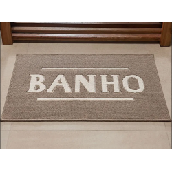 TAPETE BANHO 50X80 NIAZITEX BEGE
