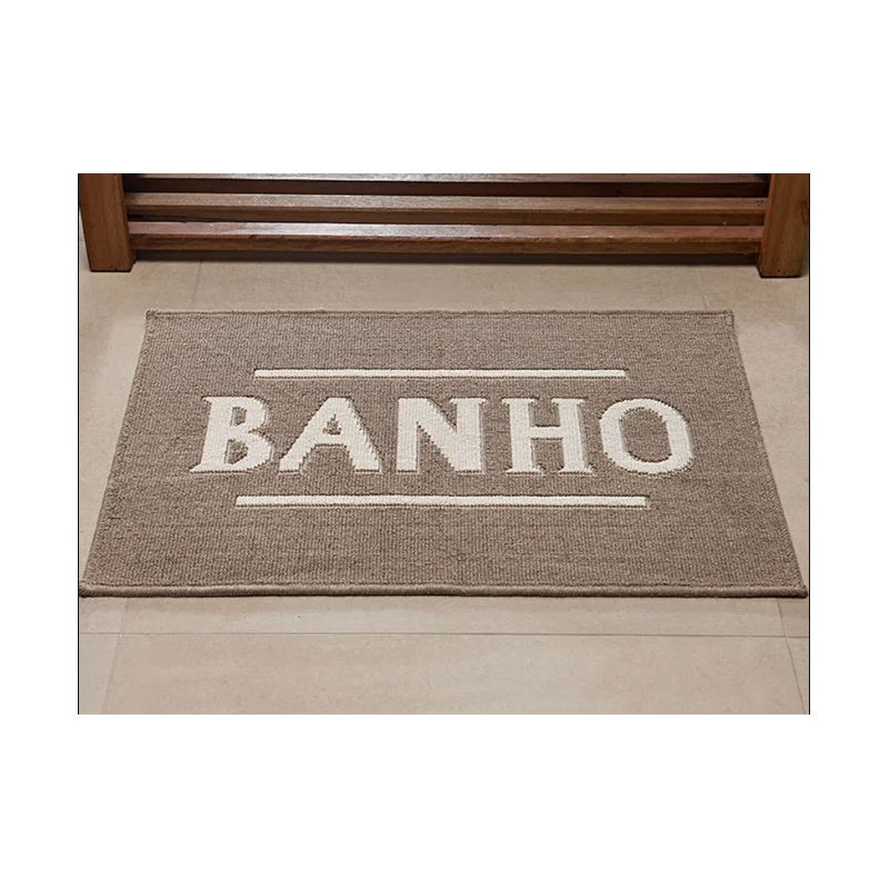 TAPETE BANHO 50X80 NIAZITEX BEGE