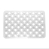 TAPETE P/BANHEIRO PVC C/ANTIDERRAPANTE 49X32CM LYOR TRANSPARENTE 1597