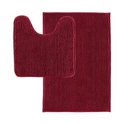 JOGO BANHEIRO DALLAS 2PCS CORTTEX VERMELHO 0700347.0064