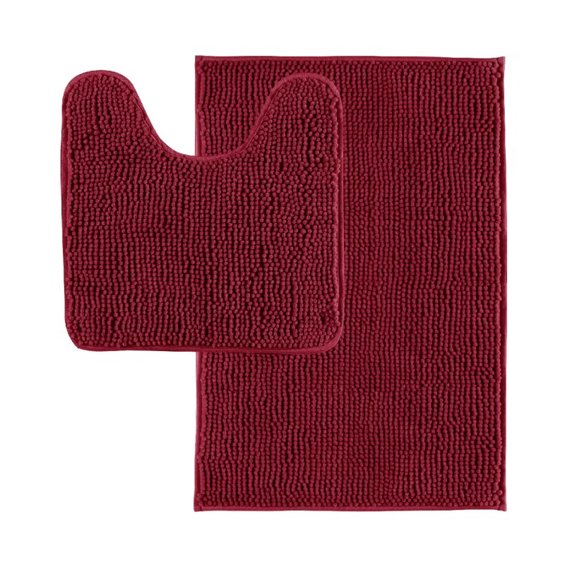 JOGO BANHEIRO DALLAS 2PCS CORTTEX VERMELHO 0700347.0064