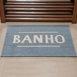 TAPETE BANHO 50X80 NIAZITEX CINZA