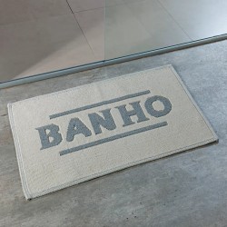TAPETE BANHO 50X80 NIAZITEX CINZA DES. 002