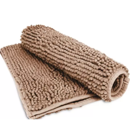 TAPETE BOLINHA MICROFIBRA 50X70 ROZAC TERRA *408101
