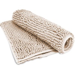 TAPETE BOLINHA MICROFIBRA 50X70 ROZAC NUDE *408101