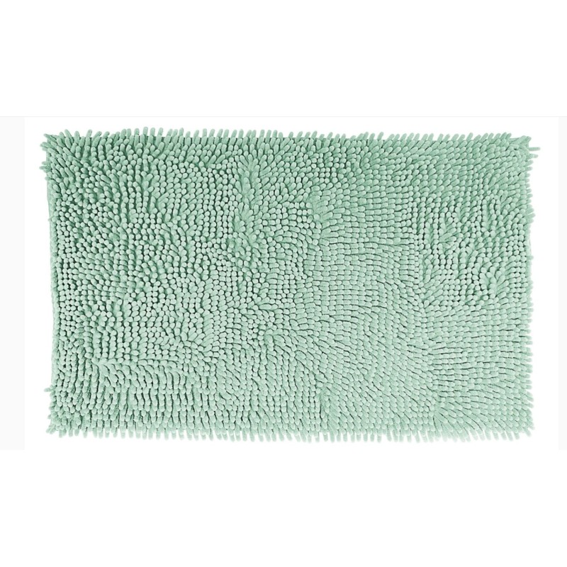 TAPETE BOLINHA MICROFIBRA 50X70 ROZAC VERDE AGUA *408101