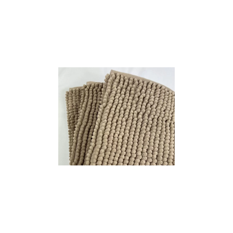 TAPETE BOLINHA MICROFIBRA 50X70 ROZAC CAQUI *408101