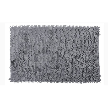 TAPETE BOLINHA MICROFIBRA 50X70 ROZAC CINZA *408101