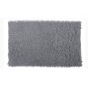 TAPETE BOLINHA MICROFIBRA 50X70 ROZAC CINZA *408101