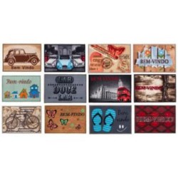 TAPETE  COLOR ART CARPE DIEM SORT CORTTEX ESTAMPADO 40X60