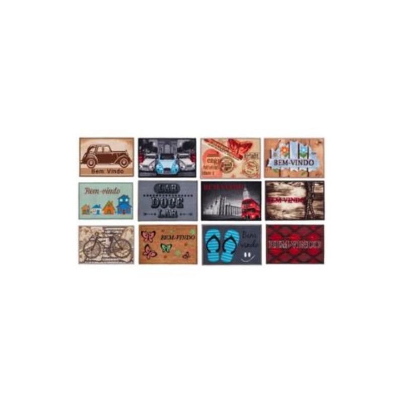 TAPETE  COLOR ART CARPE DIEM SORT CORTTEX ESTAMPADO 40X60