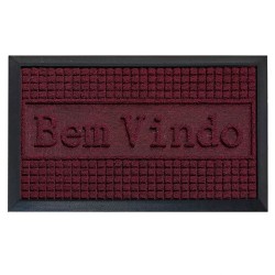TAPETE PORTA LIMA NIAZITEX 40X60 DES. 002/VERMELHO