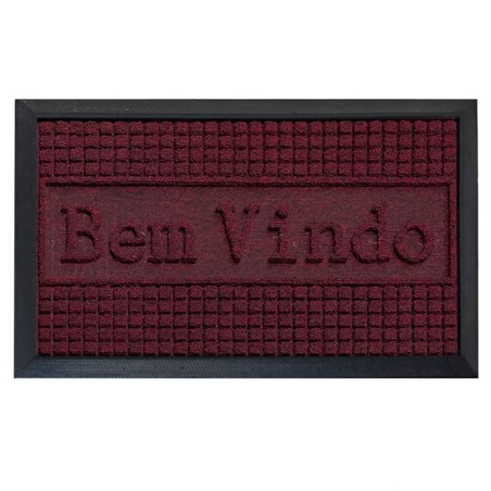 TAPETE PORTA LIMA NIAZITEX 40X60 DES. 002/VERMELHO