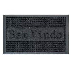 TAPETE PORTA LIMA NIAZITEX 40X60 DES. 002/PRETO