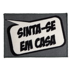 TAPETE BEM VINDO CORTTEX S 40X60CM *700570 SINTA-SE EM CASA