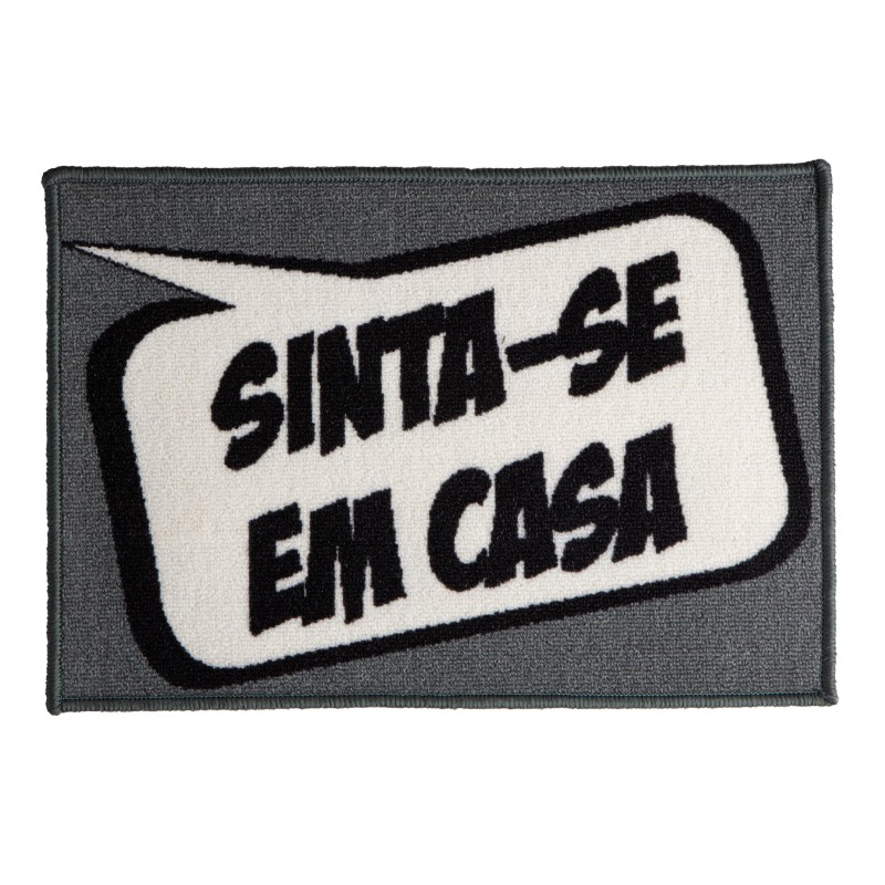 TAPETE BEM VINDO CORTTEX S 40X60CM *700570 SINTA-SE EM CASA