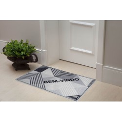 TAPETE BEM VINDO CORTTEX S 40X60CM *700570 GEOMETRICO