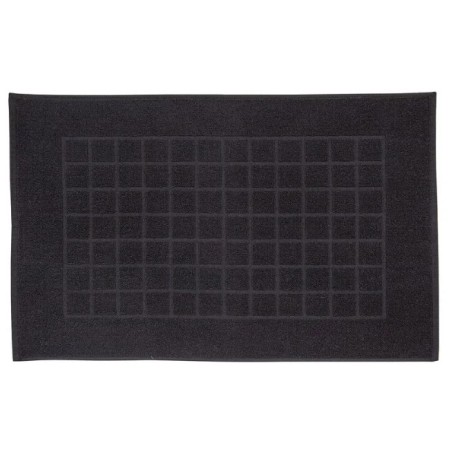 TOALHA PISO ROYAL II AF-1317 DOHLER PRETO LISO 45X70