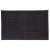 TOALHA PISO ROYAL II AF-1317 DOHLER PRETO LISO 45X70