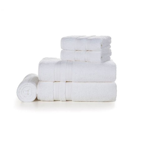 JOGO BANHO 5PCS UNIKA KARSTEN 070X140 BRANCO