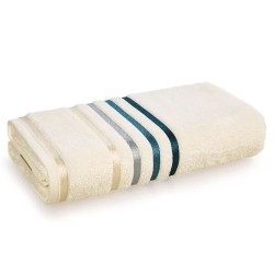 TOALHA BANHO LUMINA KARSTEN IVORY/AZUL 1112/3 086X150 3396437