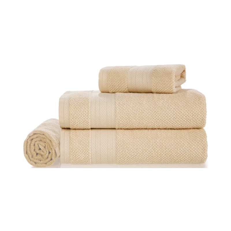 JOGO BANHO KARSTEN 4PCS EMPIRE 70X135 AREIA 3693024