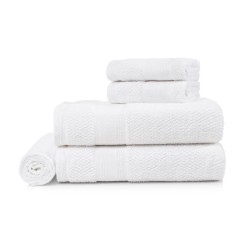 JOGO BANHO KARSTEN 4PCS EMPIRE 70X135 BRANCO 3627293