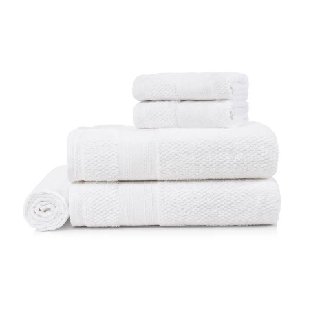 JOGO BANHO KARSTEN 4PCS EMPIRE 70X135 BRANCO 3627293