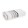 TOALHA BANHAO LUMINA KARSTEN 86X150 BRANCO/CINZA 3675069