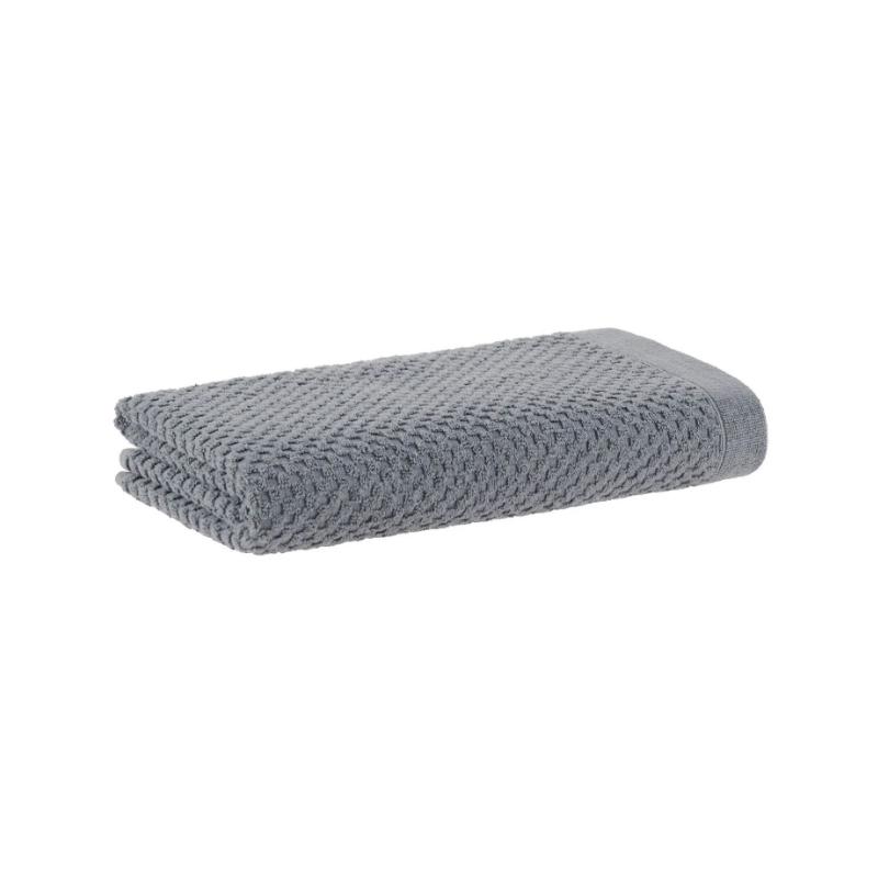 TOALHA ROSTO YUMI BUD 48X80 CINZA