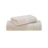 TOALHA BANHO C/APLICACAO CRYSTAL BUDDEMEYER 70X140 BEGE