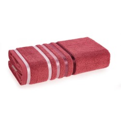TOALHA BANHAO LUMINA KARSTEN 86X150 CARMESIM/ROSA 3675328
