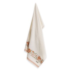 TOALHA BANHO YUNA KARSTEN 70X135 IVORY/SALMAO 3882544