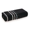 TOALHA BANHAO LUMINA KARSTEN 86X150 PRETO/CINZA 3675123