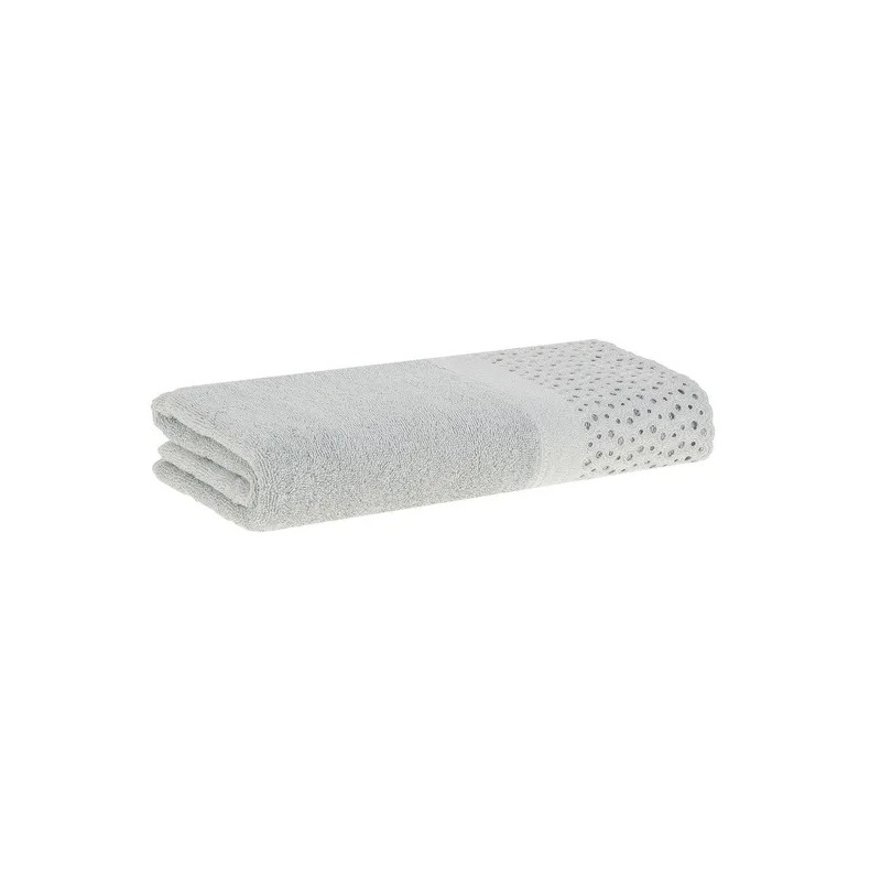 TOALHA ROSTO C/ APLICACAO PRINCESS 48X90 BUD CINZA