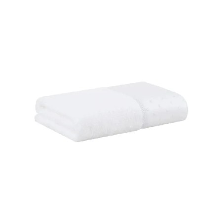 TOALHA ROSTO DOTS C/BORD BUD 48X90 BRANCO