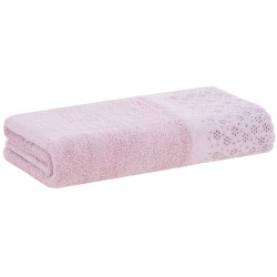 TOALHA BANHO C/APC LOVELY BUD 70X140 ROSA