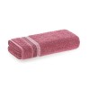 TOALHA BANHO DIMER KARSTEN 67X135 AMARANTO/ROSA *3882757