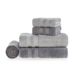 JOGO BANHO 5PCS UNIKA KARSTEN 86X150 MINERAL/URBANO *3931120