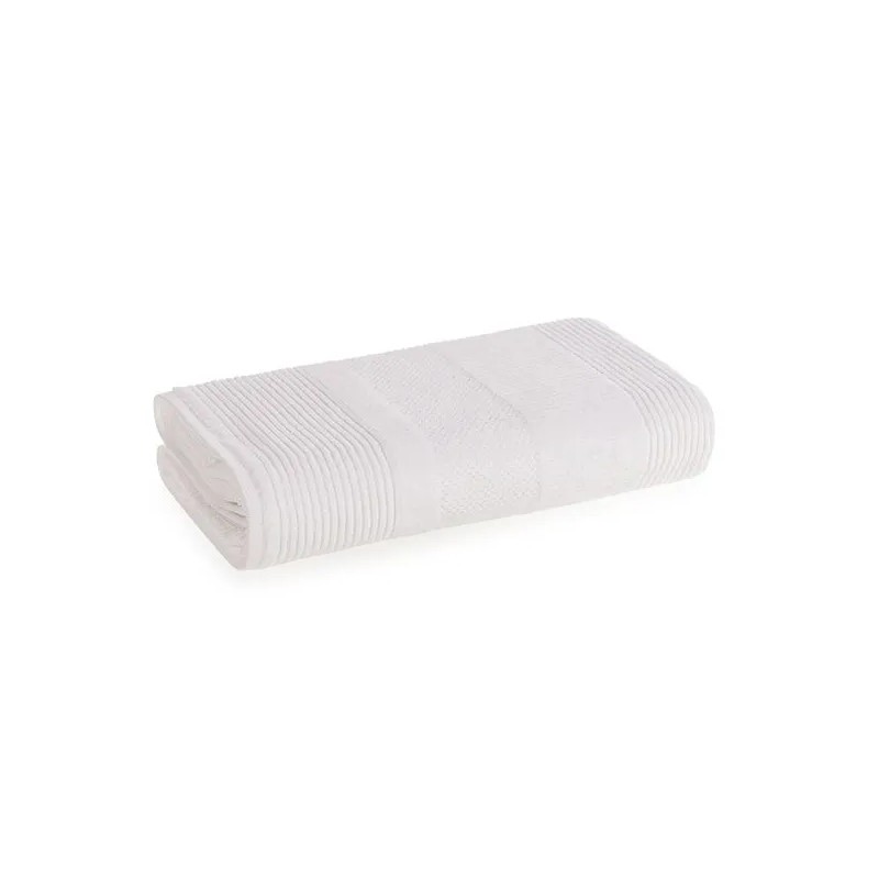 TOALHA BANHAO REALCE KARSTEN 86X150 BRANCO *3927378