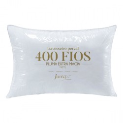 TRAVESSEIRO PRIME 400 FIOS 50X70 JUMA BRANCO ÚNICO