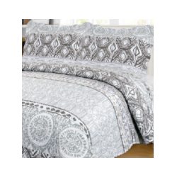 KIT COLCHA BOUTI INFINITY NIAZITEX 240X260 QUEEN DES. 010